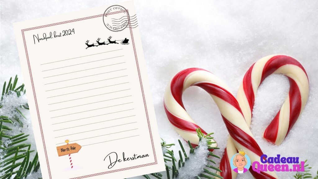 Gratis Kerst briefpapier kun je hier downloaden!